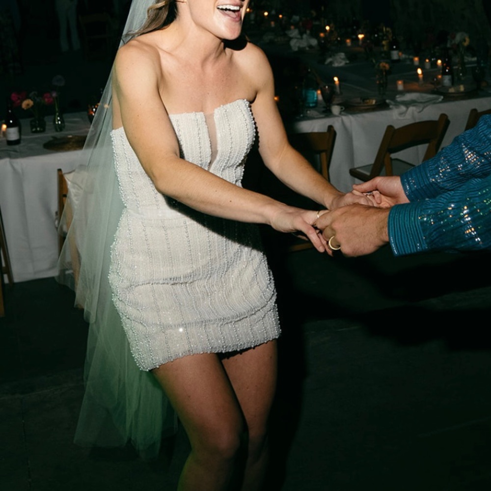 Custom bridal dress - hand beaded second look